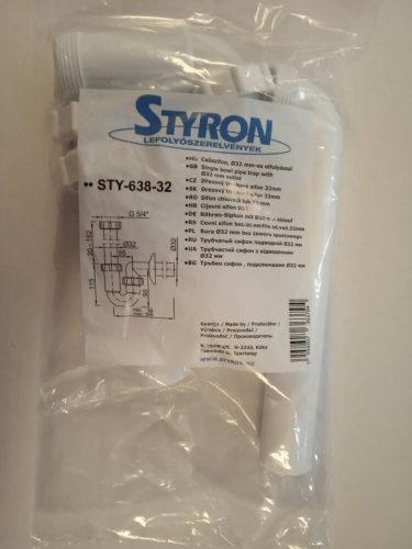 Csőszifon Styron STY638-32              